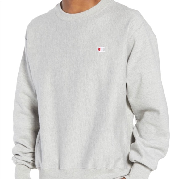 Champion Grey Crewneck Sweater - Picture 1 of 4